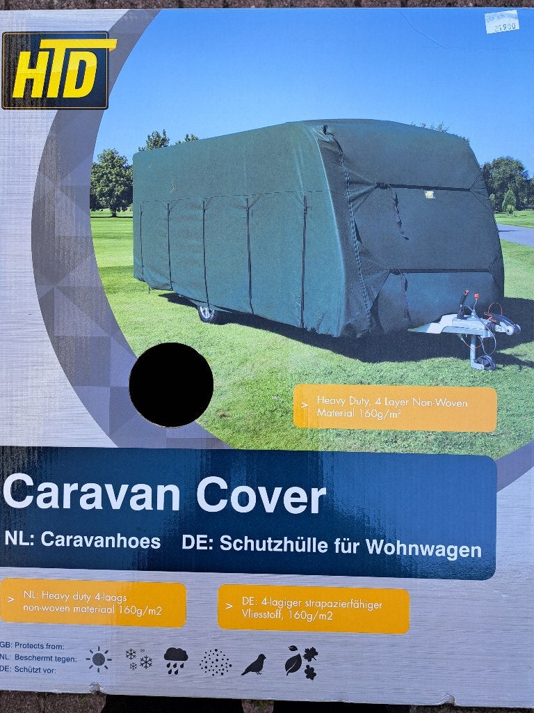 Caravanhoes - Heavy Duty 4-laags - 6.50 m x 2.53m x 2.30 m, Caravans en Kamperen, Ophalen, Zo goed als nieuw