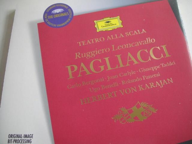 LEONCAVALLO Pagliacci CD BERGONZI VON KARAJAN DG, Ophalen of Verzenden, Romantiek, Zo goed als nieuw, Opera of Operette