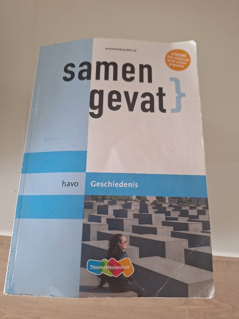 Samengevat geschiedenis, Ophalen of Verzenden, Gelezen, HAVO, Geschiedenis