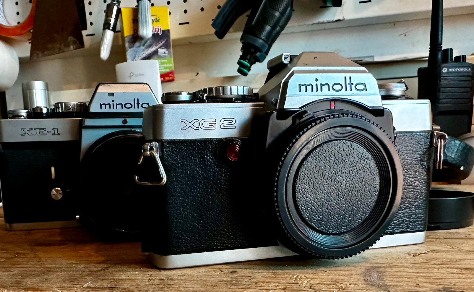 Minolta XG2 evt met lens. zie adv., Ophalen of Verzenden, Gebruikt, Spiegelreflex, Minolta