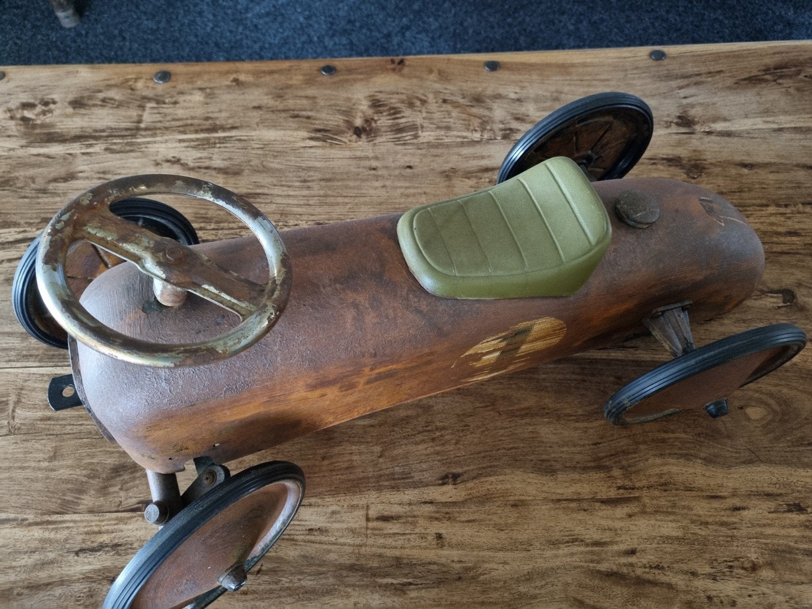 Decoratieve Vintage loop Hotrod, Ophalen of Verzenden