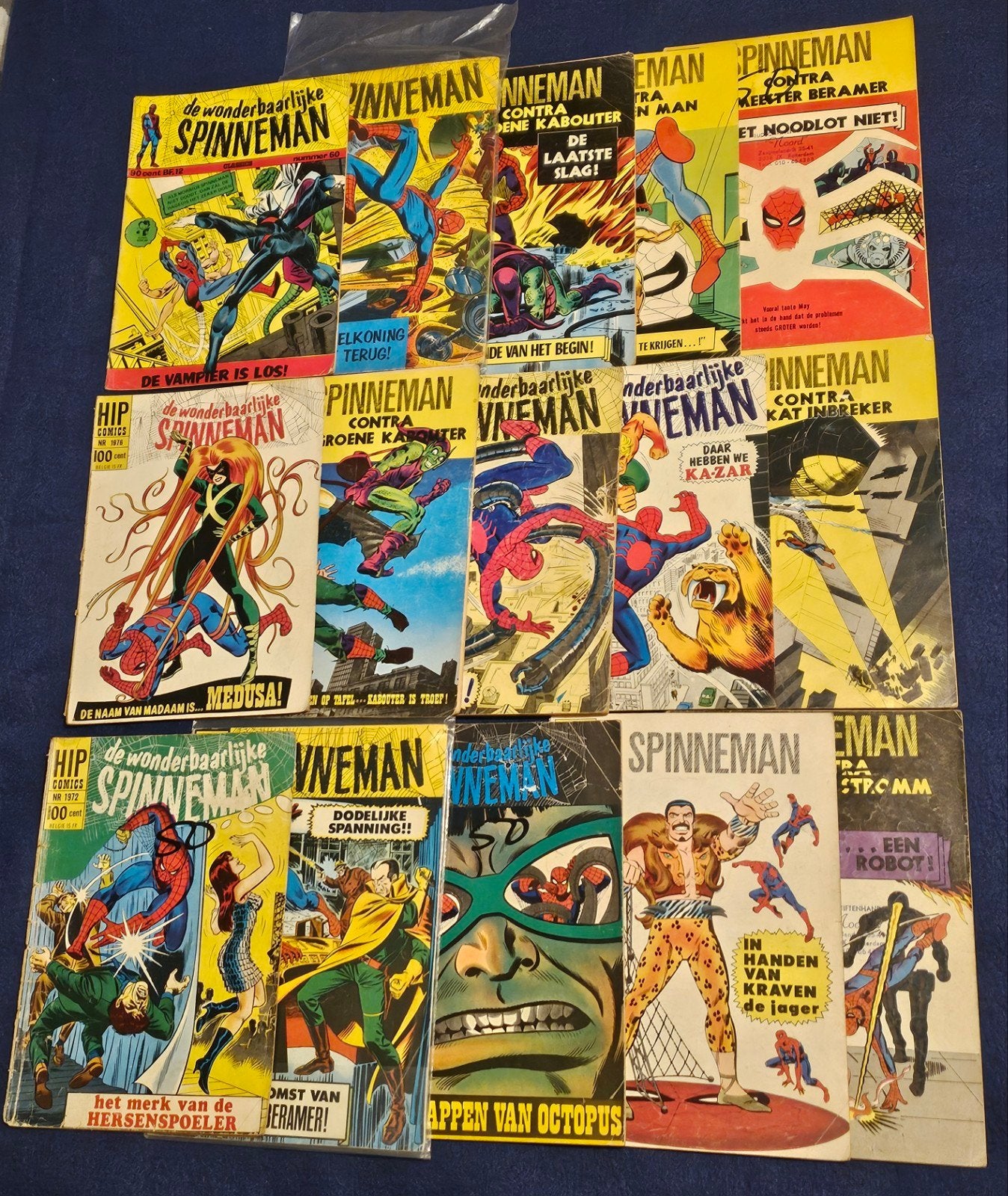 Spinneman vanaf 1965 eerste druk, Boeken, Strips | Comics, Meerdere comics, Ophalen of Verzenden, Gelezen, Europa