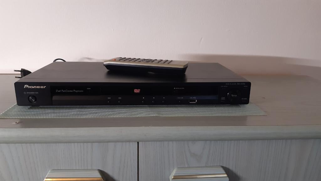 Pioneer DV-410v DVD Speler incl afstbd met HDMI en  USB, Ophalen of Verzenden, Pioneer
