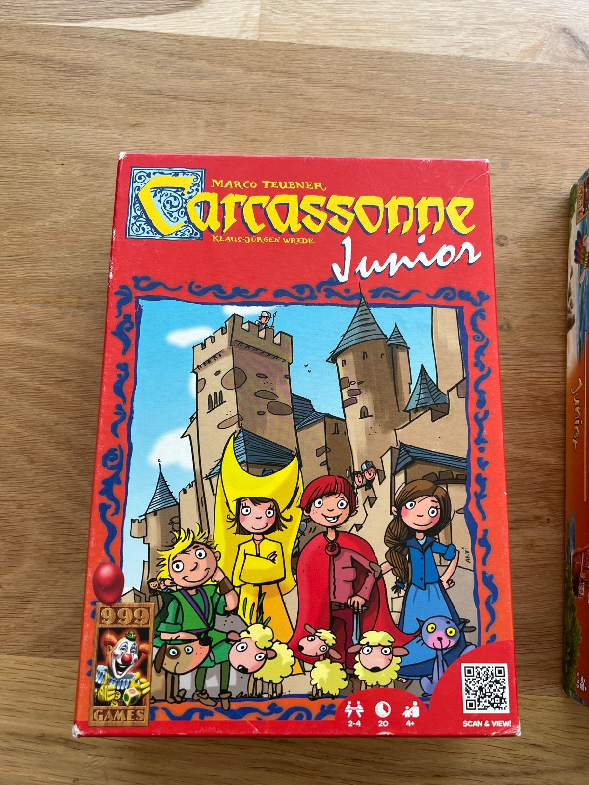 Carcassonne Junior Bordspel - Zo goed als nieuw, Drie of vier spelers, Ophalen, Zo goed als nieuw