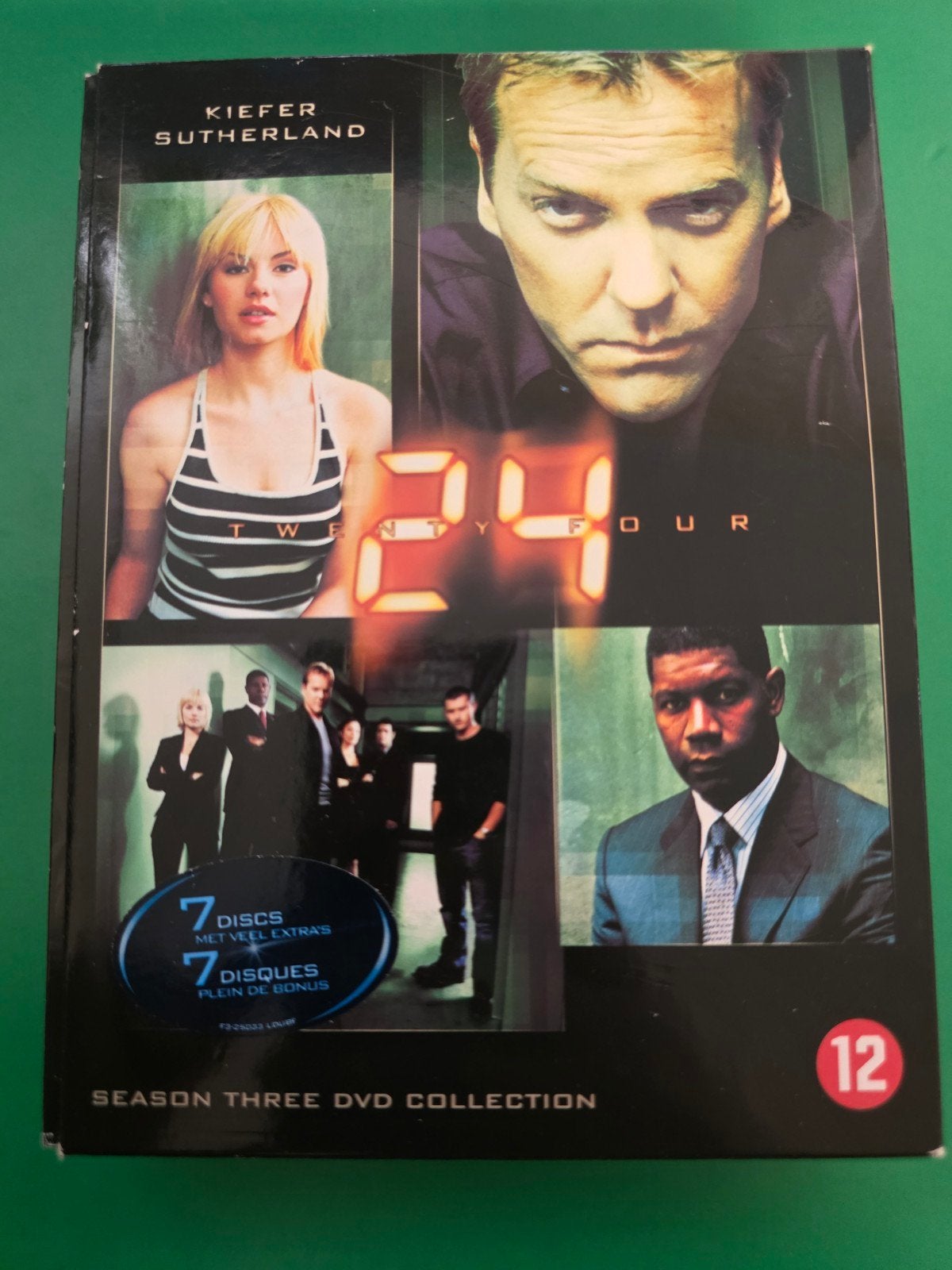 24 Season Three DVD Collection - Kiefer Sutherland, Vanaf 12 jaar, Ophalen of Verzenden, Gebruikt, Actiethriller