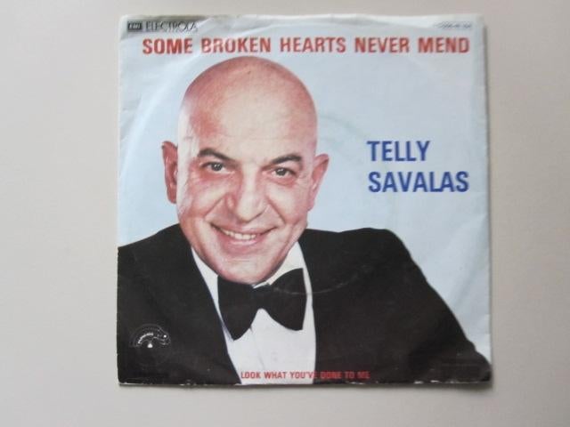 TELLY SAVALAS - some broken hearts never mend - 7`, Ophalen of Verzenden, Gebruikt, Pop