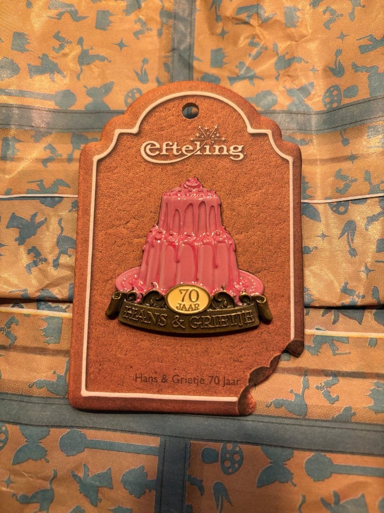 Efteling pin ‘Hans en Grietje, Verzamelen, Efteling, Verzenden, Nieuw, Button of Speldje