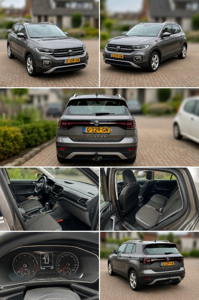 Volkswagen T-Cross 1.0 TSI DSG | Trekhaak | Carplay |, Auto's, T-Cross, Euro 6, Origineel Nederlands, 1175 kg