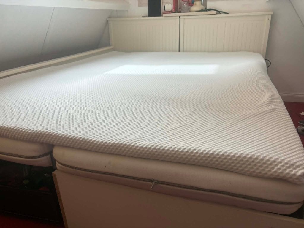 IKEA NORDBERGET topmatras / topper – 160x200 cm, Ophalen, Tweepersoons, Zo goed als nieuw, Matras