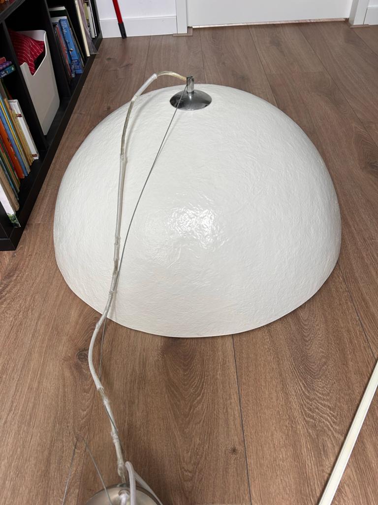 Hanglamp wit metaal, Ophalen, Gebruikt, Metaal, Minder dan 50 cm