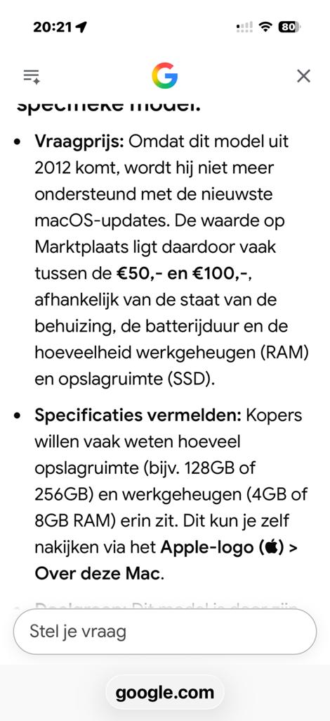 MacBook Air 13-inch (2012) 4GB RAM 128GB SSD., Gebruikt, Qwerty, 13 inch, Ophalen of Verzenden