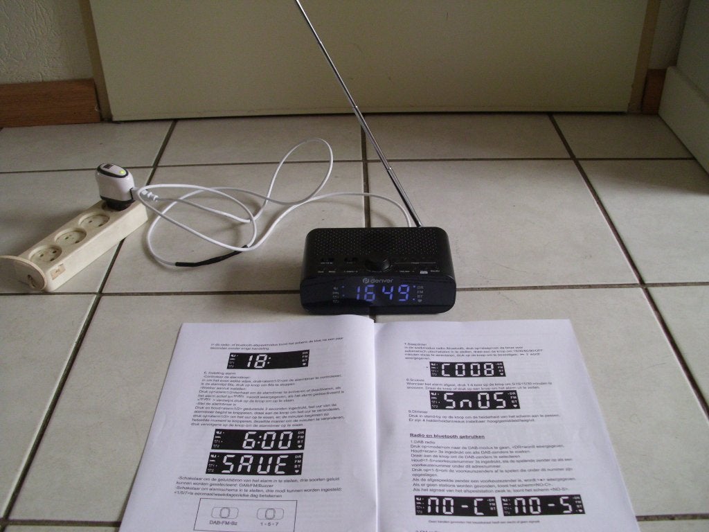 Denver DAB en bluetooth radio, Ophalen of Verzenden, Zo goed als nieuw, Radio