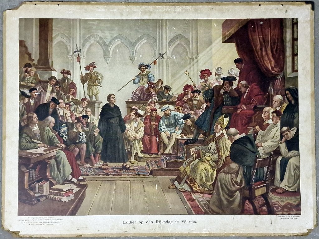 Luther op den Rijksdag te Worms, 1521, Ophalen, Geschiedenis