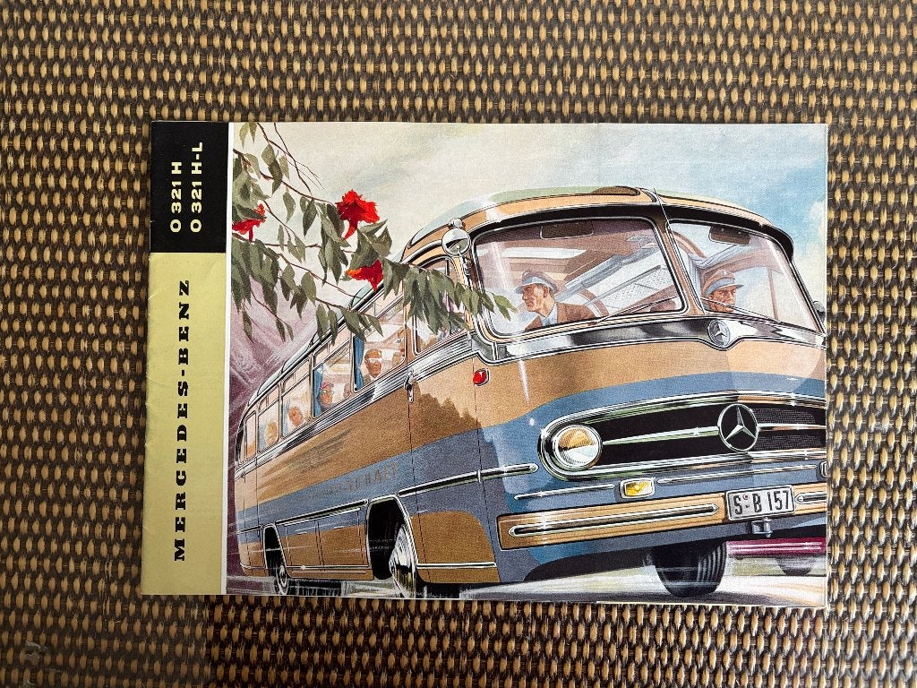 (2) Mercedes-Benz O 321 H - Reclamebrochure - Ca 1960, Ophalen of Verzenden, Zo goed als nieuw, Mercedes