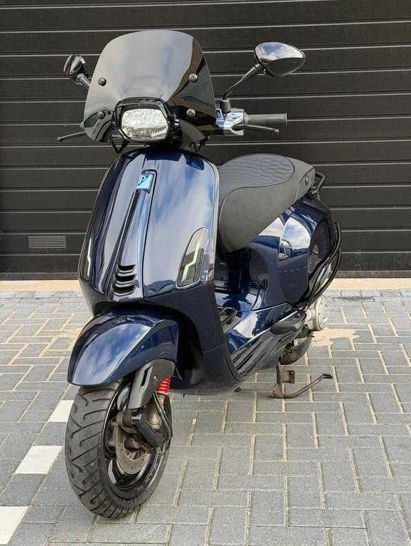 Vespa sprint 2021 e5 Malossi 80cc! San Marino blue! Brom, Fietsen en Brommers, -, Maximaal 45 km/u, -, Vespa S