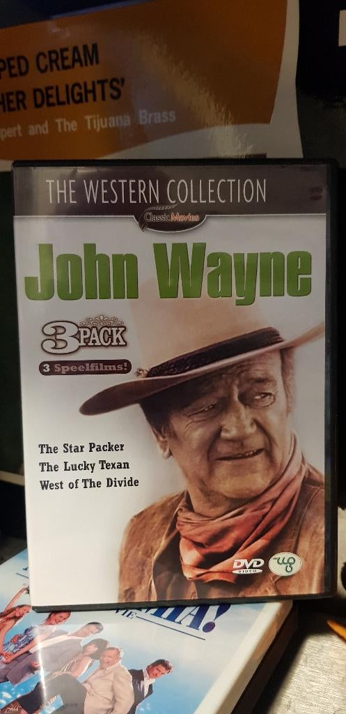 John Wayne 3 films (Z227-186), Ophalen of Verzenden, Zo goed als nieuw, Actie en Avontuur, Alle leeftijden