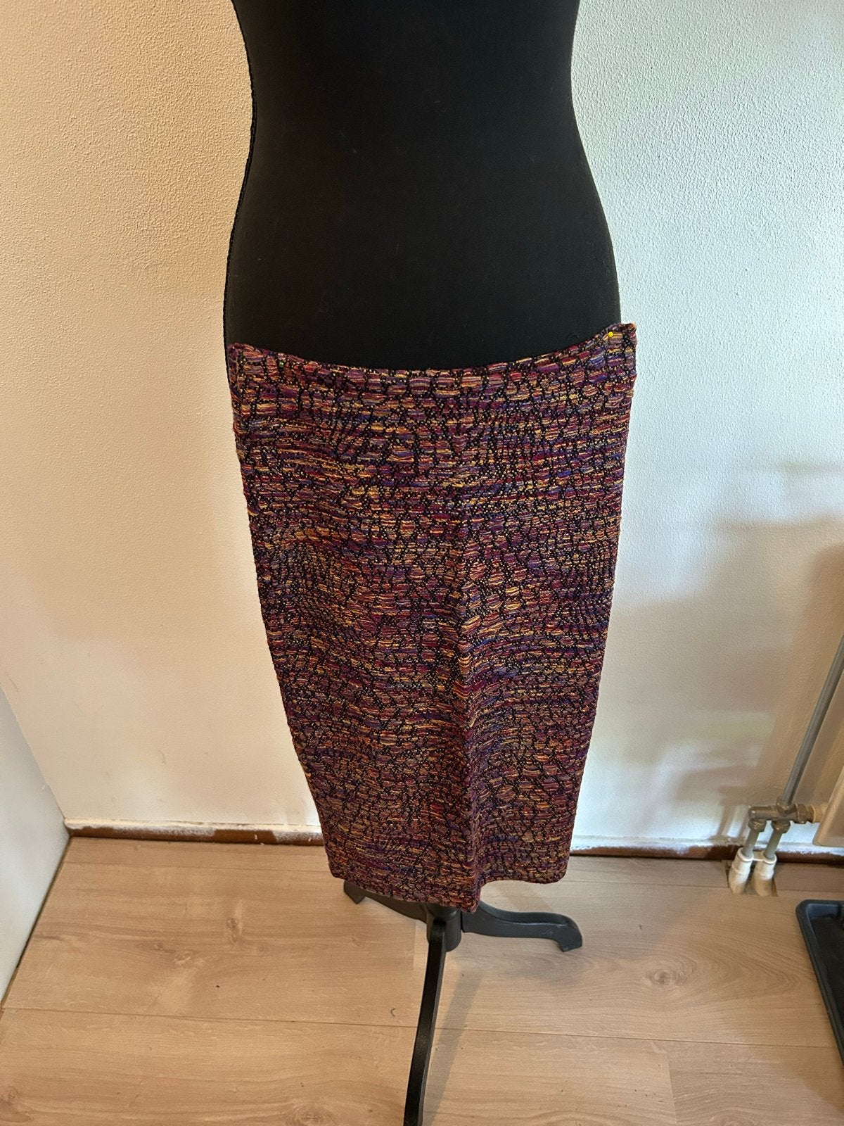 Zara Trafaluc gebreide midi rok maat M, Meerkleurig, Zo goed als nieuw, Onder de knie, Ophalen