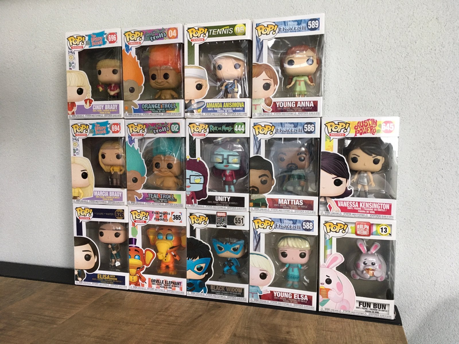 Funko Pop! verzameling, Ophalen, Zo goed als nieuw