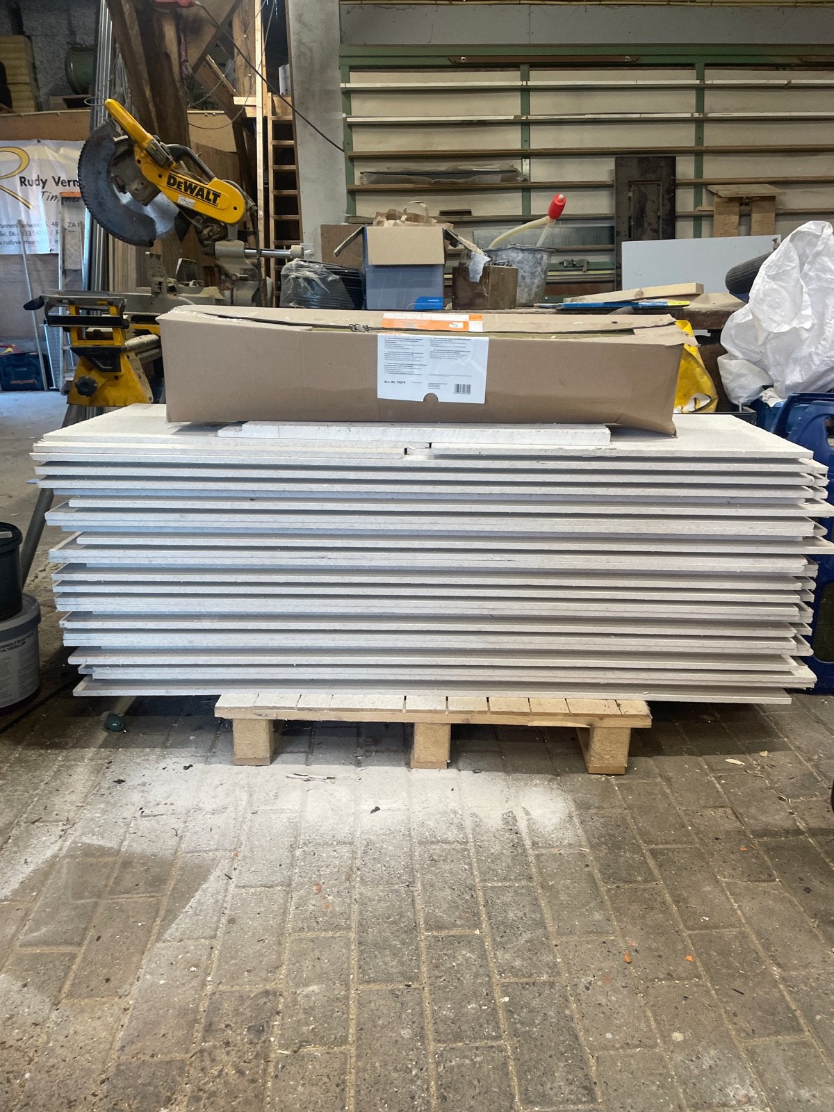 20 Fermacell vloerplaten freesbaar voor vloerverwarming, Ophalen, Overige materialen, 30 cm of meer, Overige typen