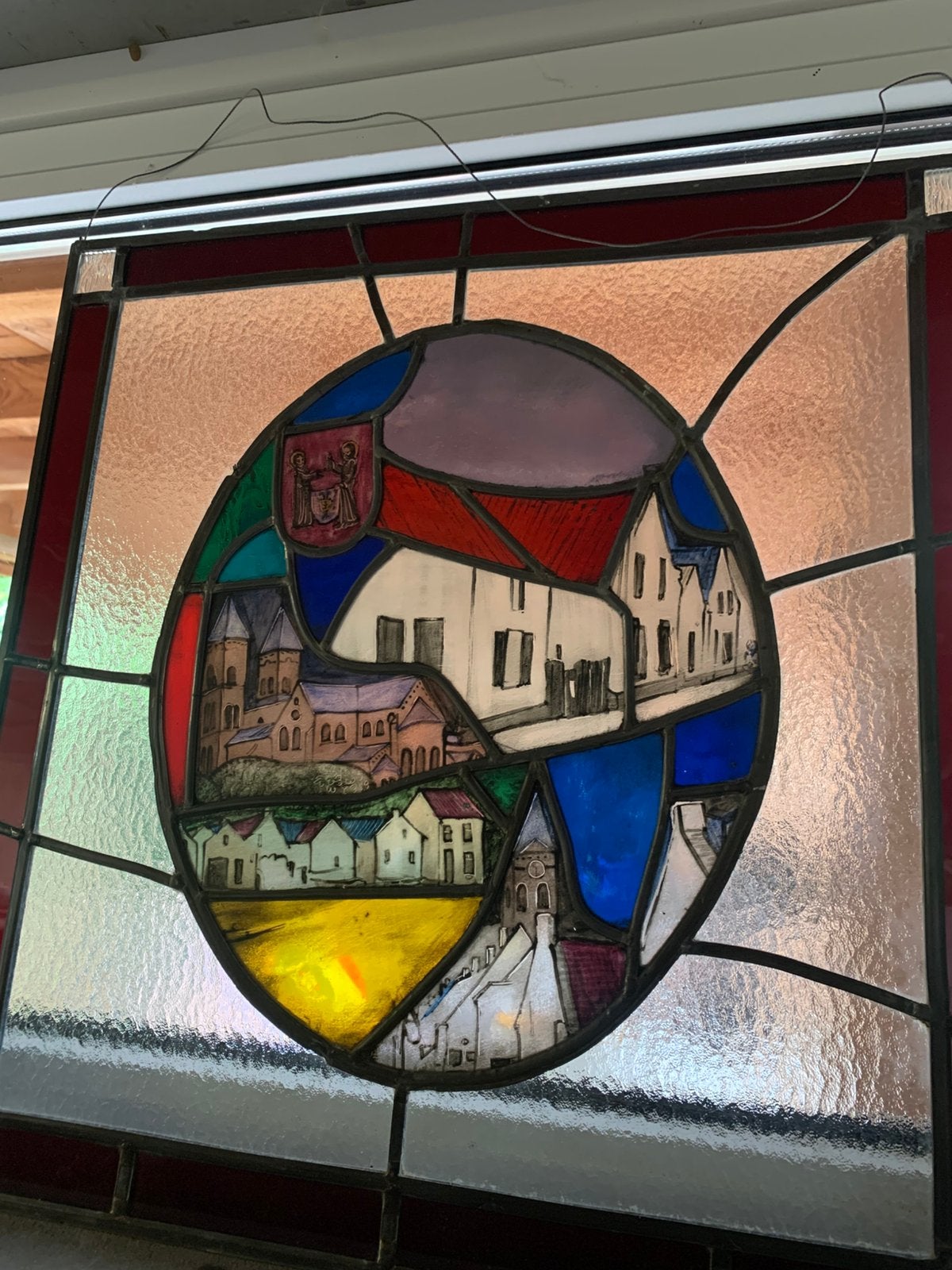 Dorpsgezicht kerkdorp uit Friesland, Ophalen, Zo goed als nieuw, Minder dan 80 cm