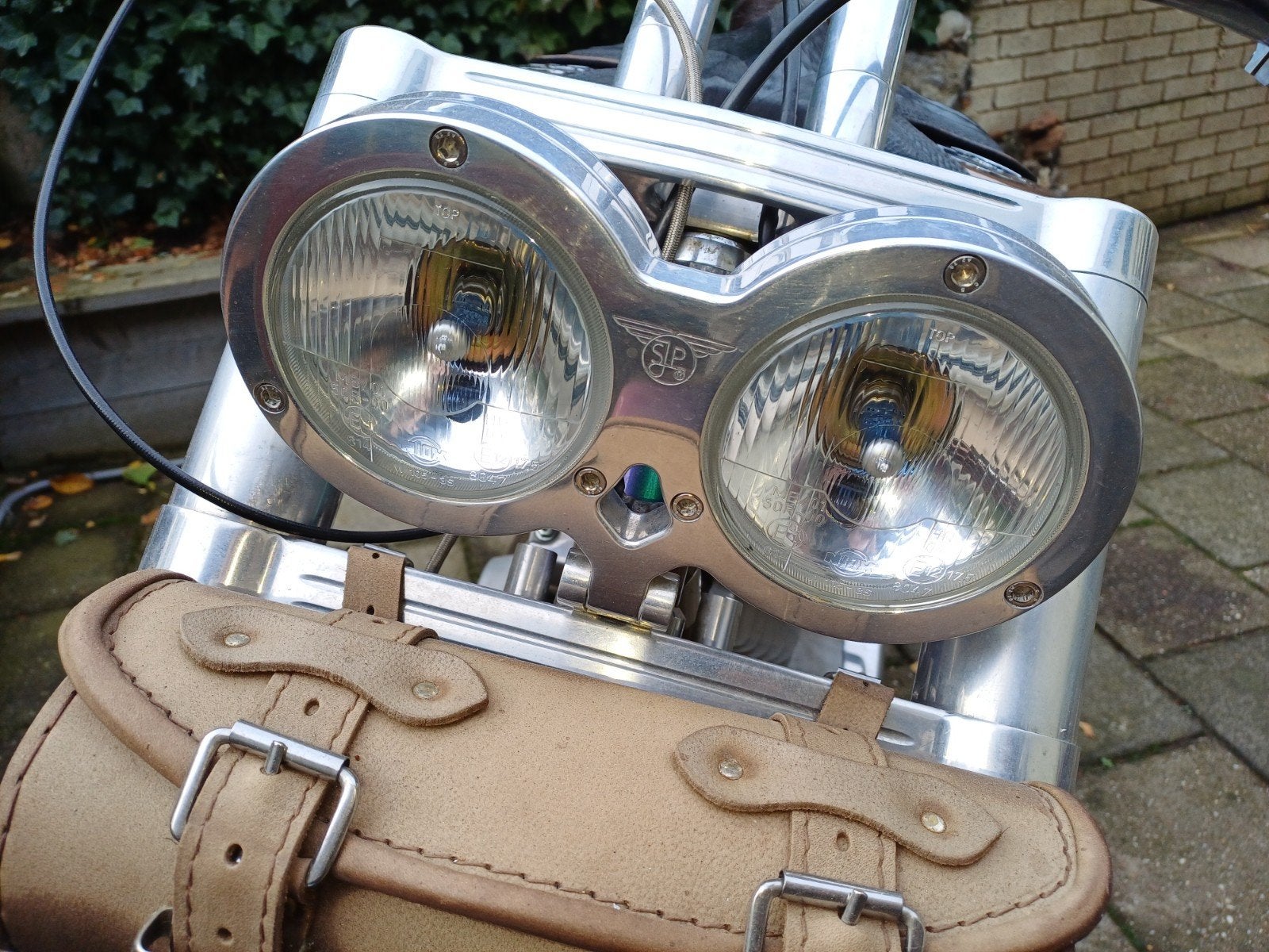 Koplamp dubbel SJP, Motoren, Ophalen of Verzenden, Nieuw
