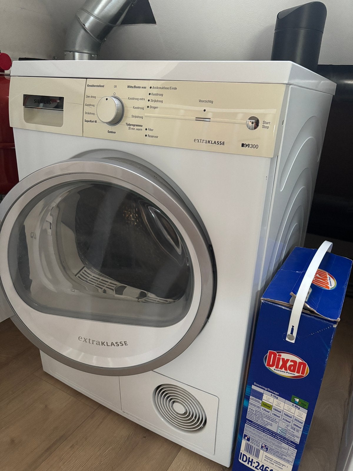 Droger Siemens Extraklasse IQ300, Ophalen, Gebruikt, Minder dan 85 cm, Anti-kreukfase