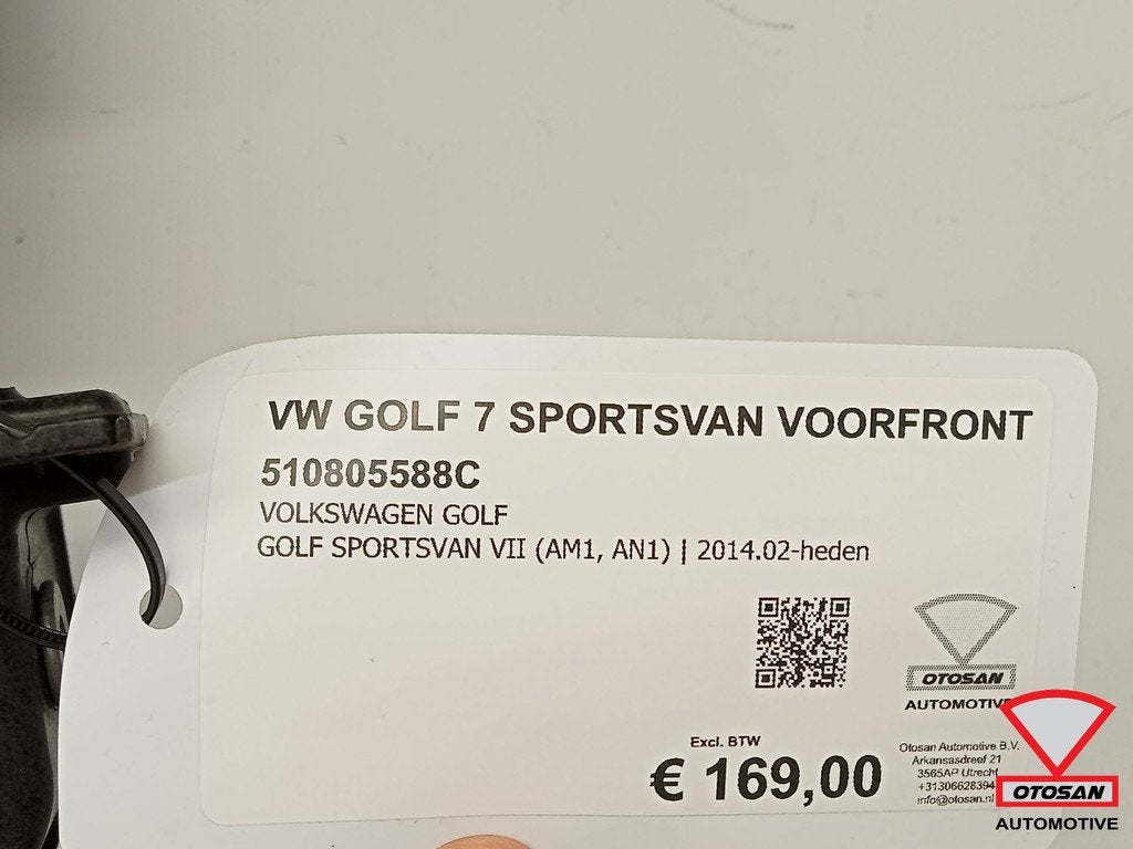 VW Golf 7 Sportsvan Voorfront Front TSI 510805588C, Auto-onderdelen, Gebruikt, Volkswagen, Volkswagen AG, Berliner Ring 2
38440  Wolfsburg, DE