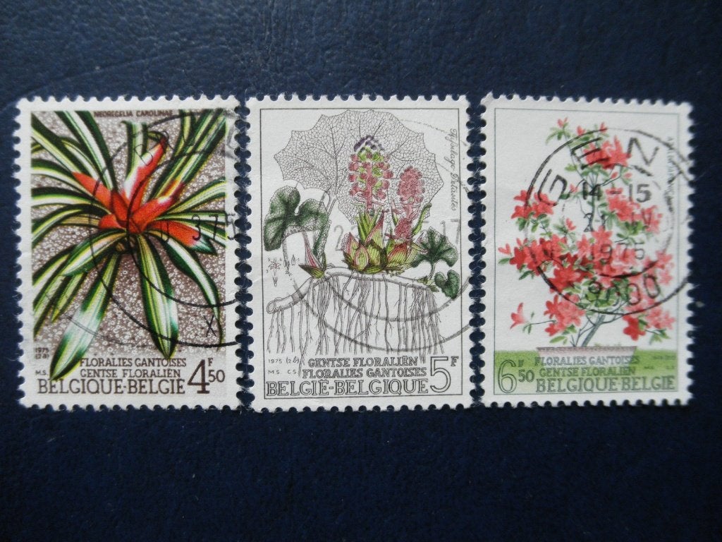 Postzegels België 1975 bloemen - cw. 0,80., Postzegels en Munten, Postzegels | Europa | België, Ophalen of Verzenden, Gestempeld