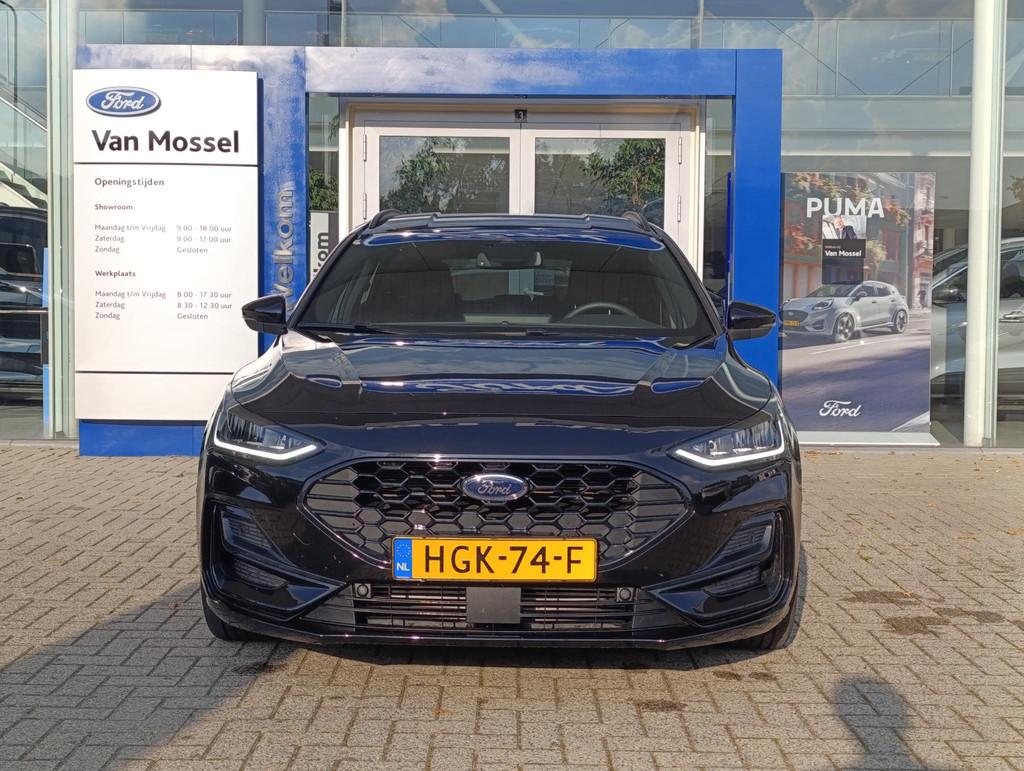 Ford Focus Wagon 1.0 EcoBoost Hybrid ST Line | Adaptieve Cru, Auto's, Ford, 12 maanden, Gebruikt, Euro 6, Zwart