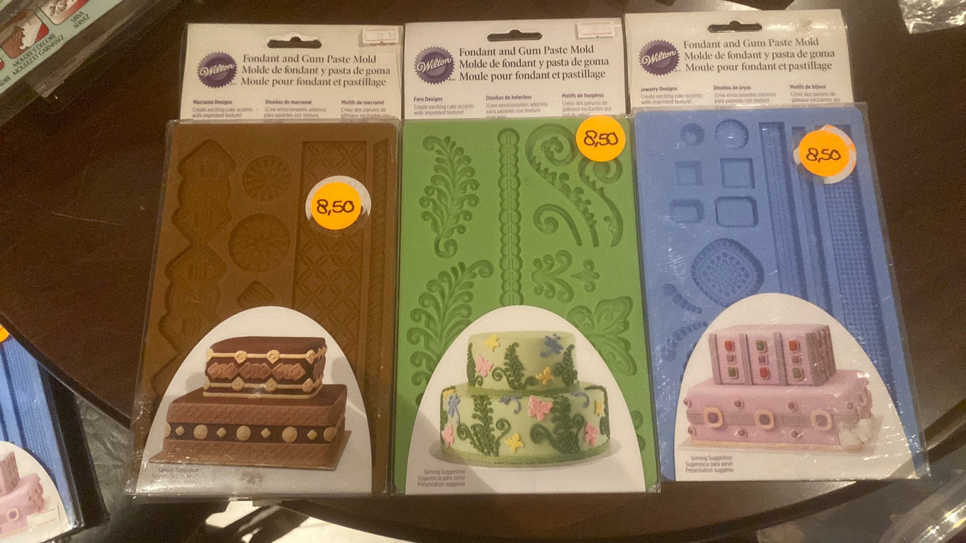 Wilton fondant mallen, Ophalen of Verzenden, Nieuw, Taarten of Cupcakes, Versiering