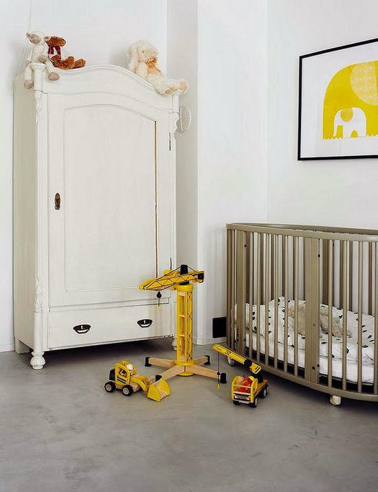 Stokke Sleepi ledikant +commode Taupe 0-4 jaar, Kinderen en Baby's, Kinderkamer | Complete kinderkamers, Ophalen, Zo goed als nieuw