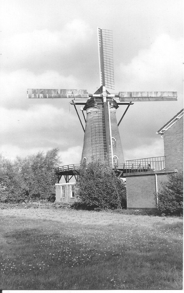 Ansichtkaart Korenmolen "Nooit Gedacht" Arendskerke 1972, Verzamelen, Ophalen of Verzenden, 1960 tot 1980, Ongelopen, Zeeland