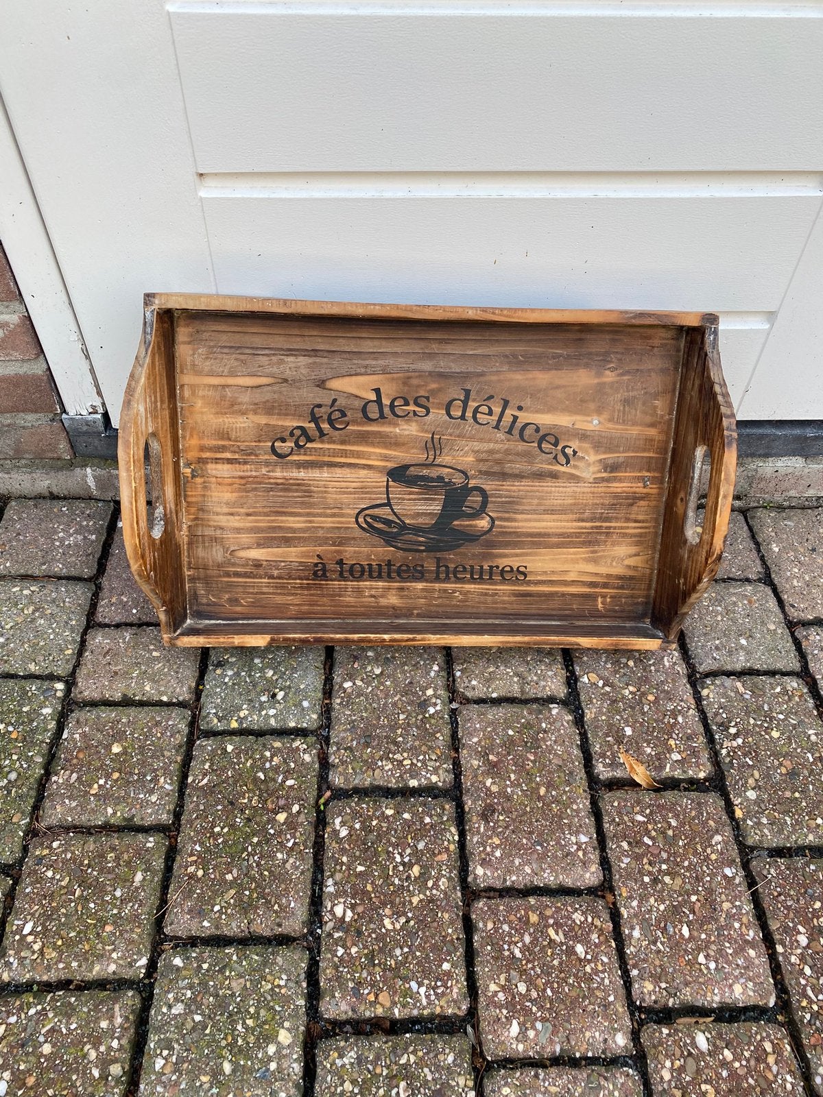 Dienblad, Huis en Inrichting, Ophalen of Verzenden, Zo goed als nieuw, Hout