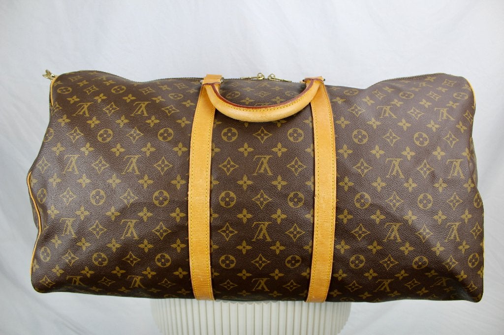 Louis Vuitton Keepall 60 Bandoulière - 1217, 30 cm of meer, Bruin, Minder dan 35 cm, Ophalen of Verzenden