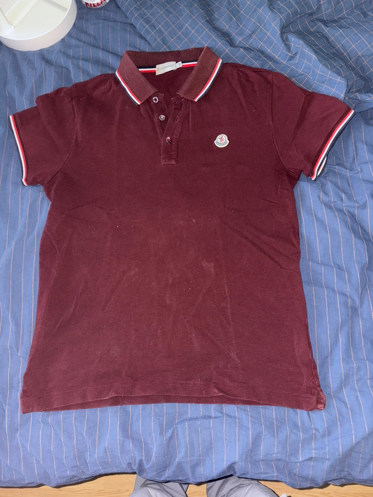 Moncler polo orgineel MAAT M, Ophalen, Zo goed als nieuw