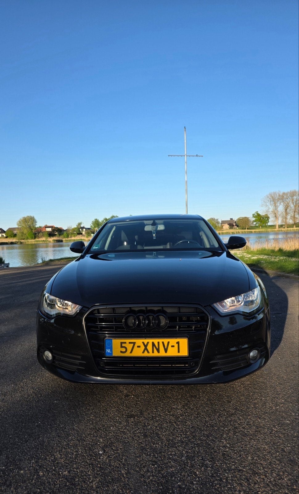 Audi A6 NIEUWE APK !  2.0 TFSI AUTOMAAT, Auto's, Stof, 4 cilinders, 179 pk, Origineel Nederlands