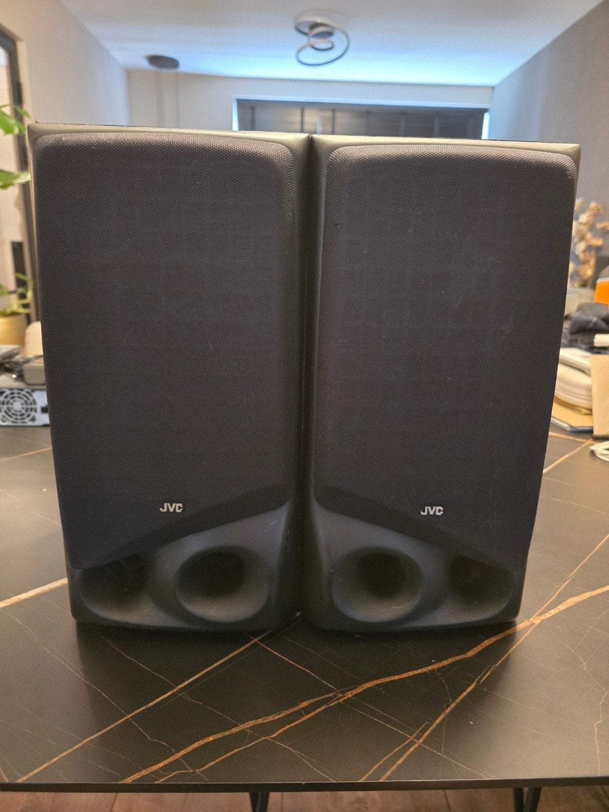 2 JVC speakers, Audio, Tv en Foto, Luidsprekers, Ophalen, Gebruikt, JVC, Minder dan 60 watt