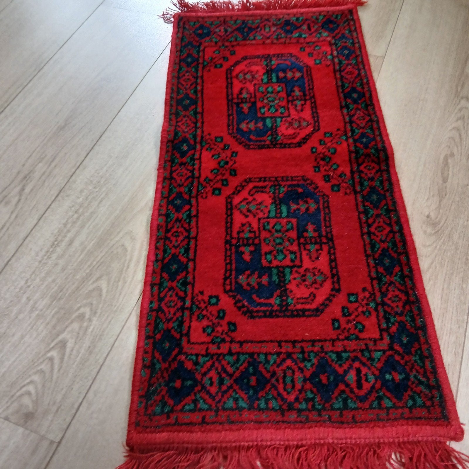 Lopertje zuiver wol., Ophalen of Verzenden, Rechthoekig, 50 tot 100 cm, 50 tot 100 cm