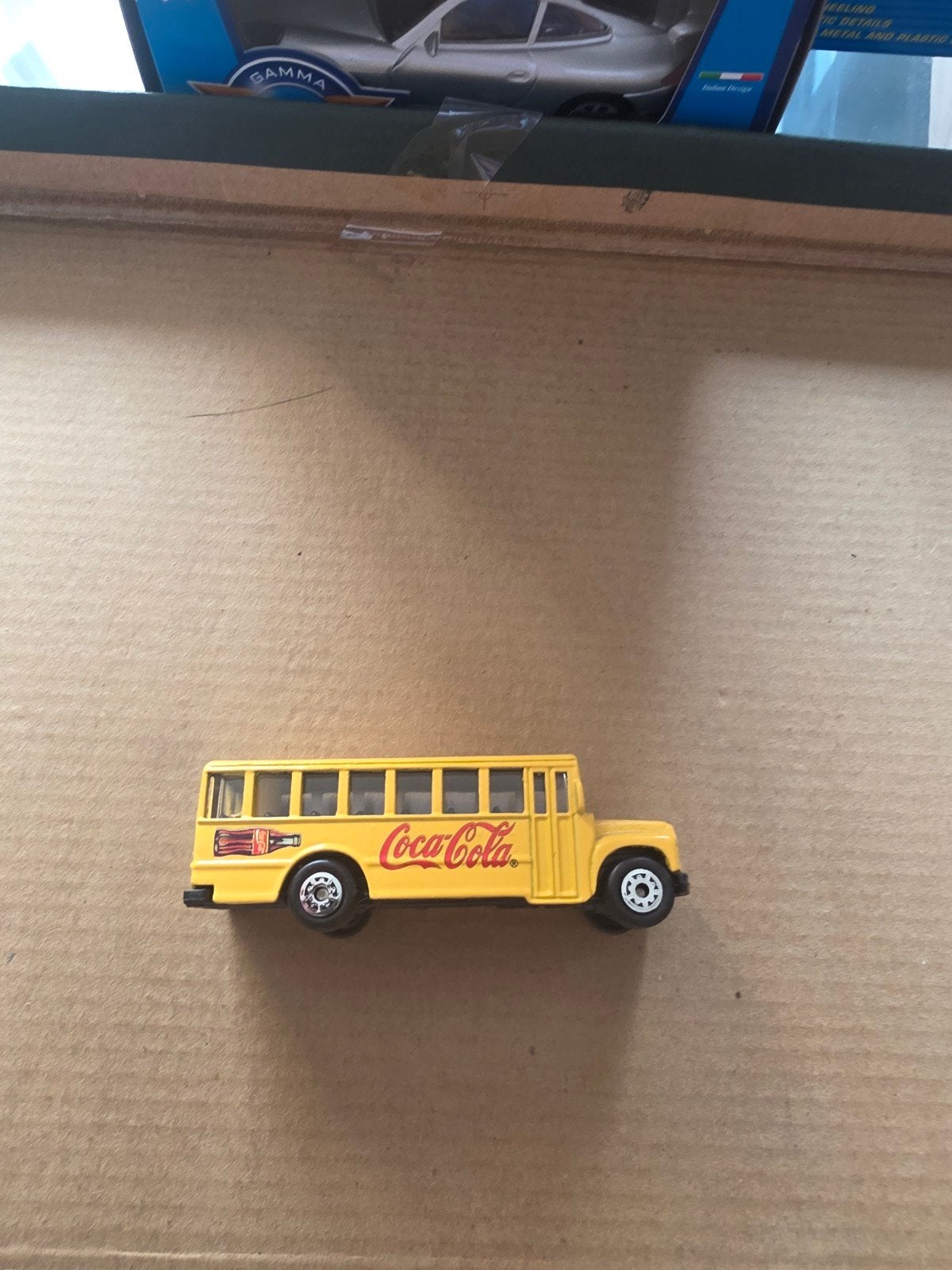 EDOCAR Coca-Cola Schoolbus Modelauto 1997, Overige merken, Gebruikt, 1:50 of kleiner, Auto