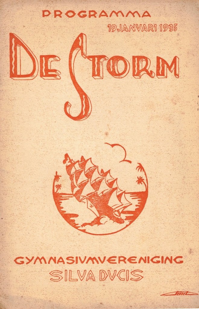 Feestavond Gymnasiumvereniging Silva Ducis den Bosch 1935, Diverse auteurs, Ophalen of Verzenden, 20e eeuw of later, Gelezen