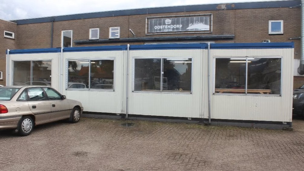 Kantoor-/opslagunit te koop | 4 maal 6,14 x 3,07m | Wezep, Ophalen, De Meeuw, Info@demeeuw.com, Industrieweg 8 5688 DP Oirschot