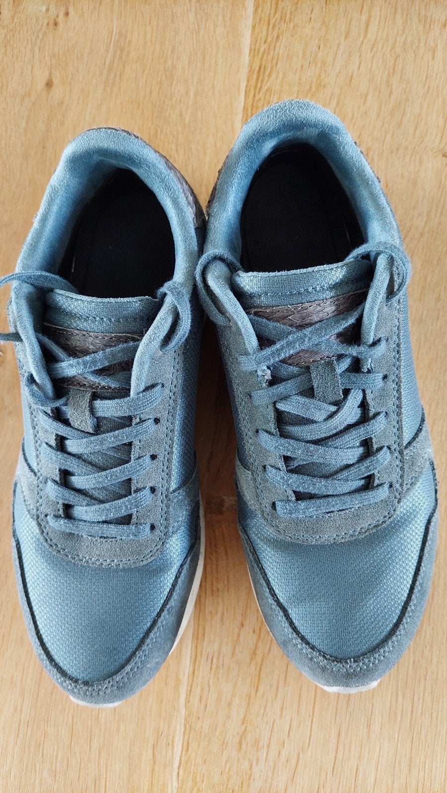 Woden sneakers mt 39 blauwgroen, Kleding | Dames, Schoenen, Ophalen of Verzenden, WODEN, Groen, Sneakers of Gympen