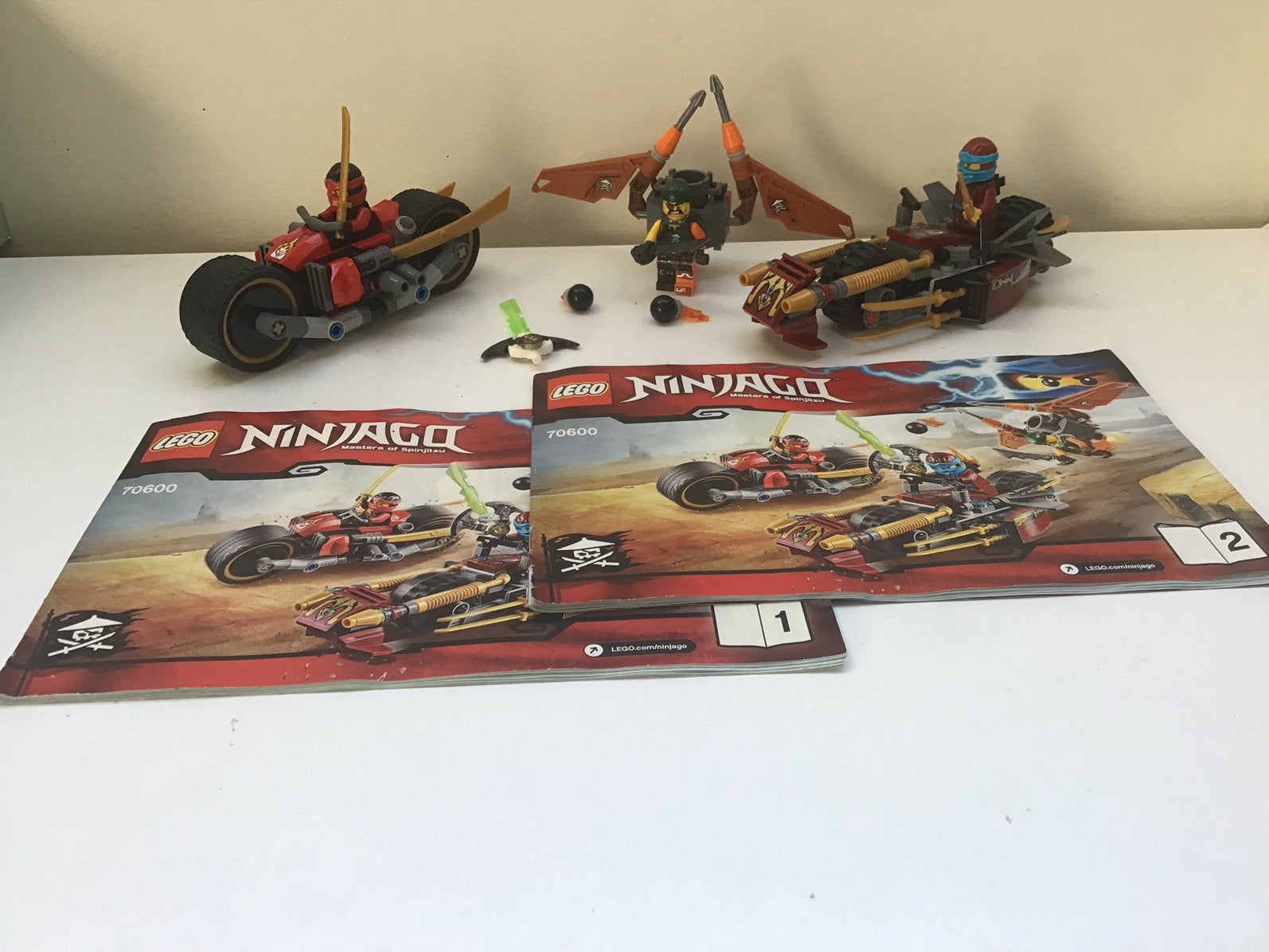 Lego Ninjago 70600- Ninja Bike Chase, Ophalen of Verzenden, Gebruikt