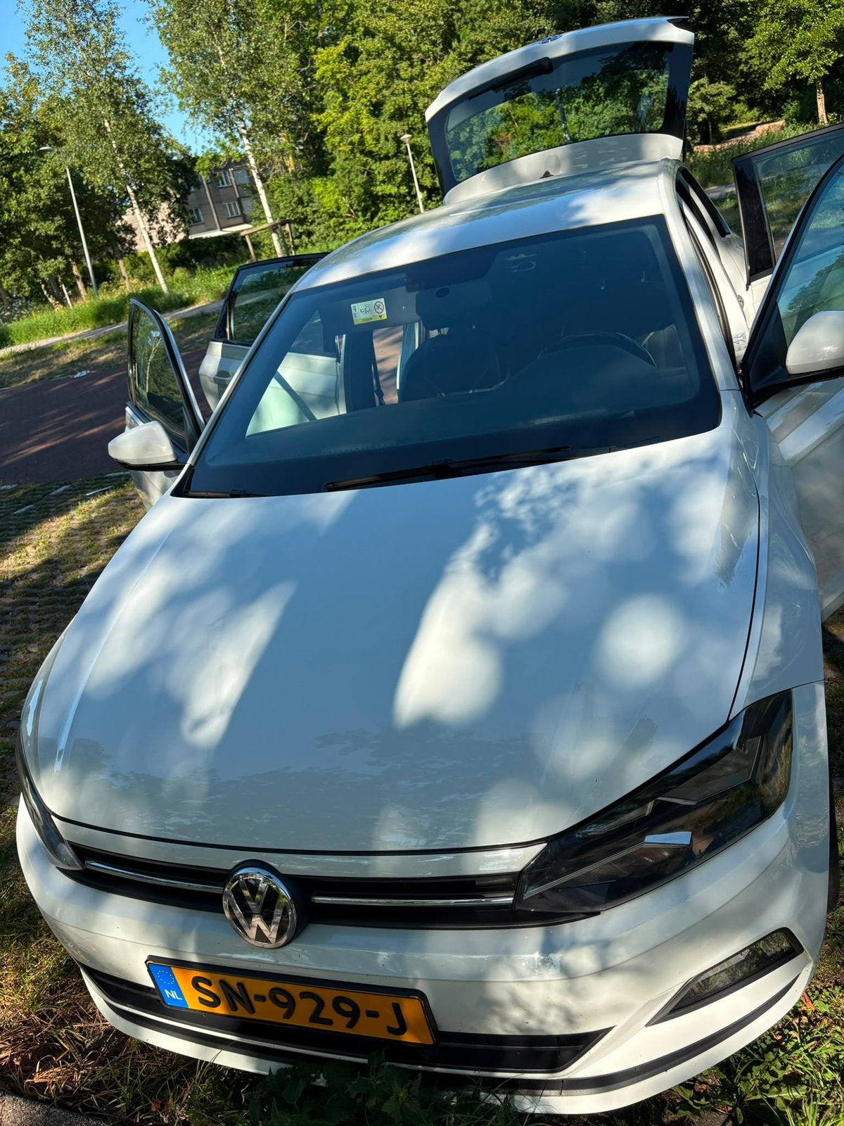 Volkswagen Polo 1.0 TSI 95PK 5D Bluemotion 7-DSG 2018 Wit, Auto's, 95 pk, Origineel Nederlands, Particulier, 1080 kg