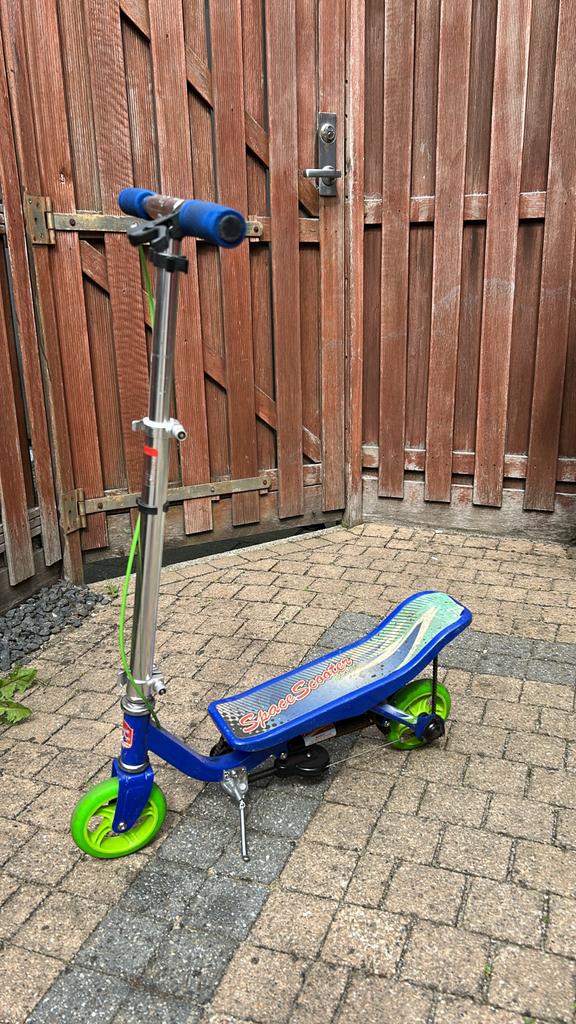 Space Scooter X590 - Blauw/Groen, Ophalen, Gebruikt, Gewone step