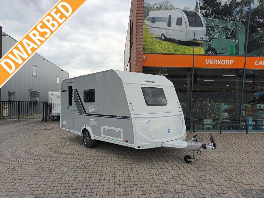 Knaus Sport Platinum 420 QD, Caravans en Kamperen, Serviceluik, Bedrijf, Treinzit, 5 tot 6 meter