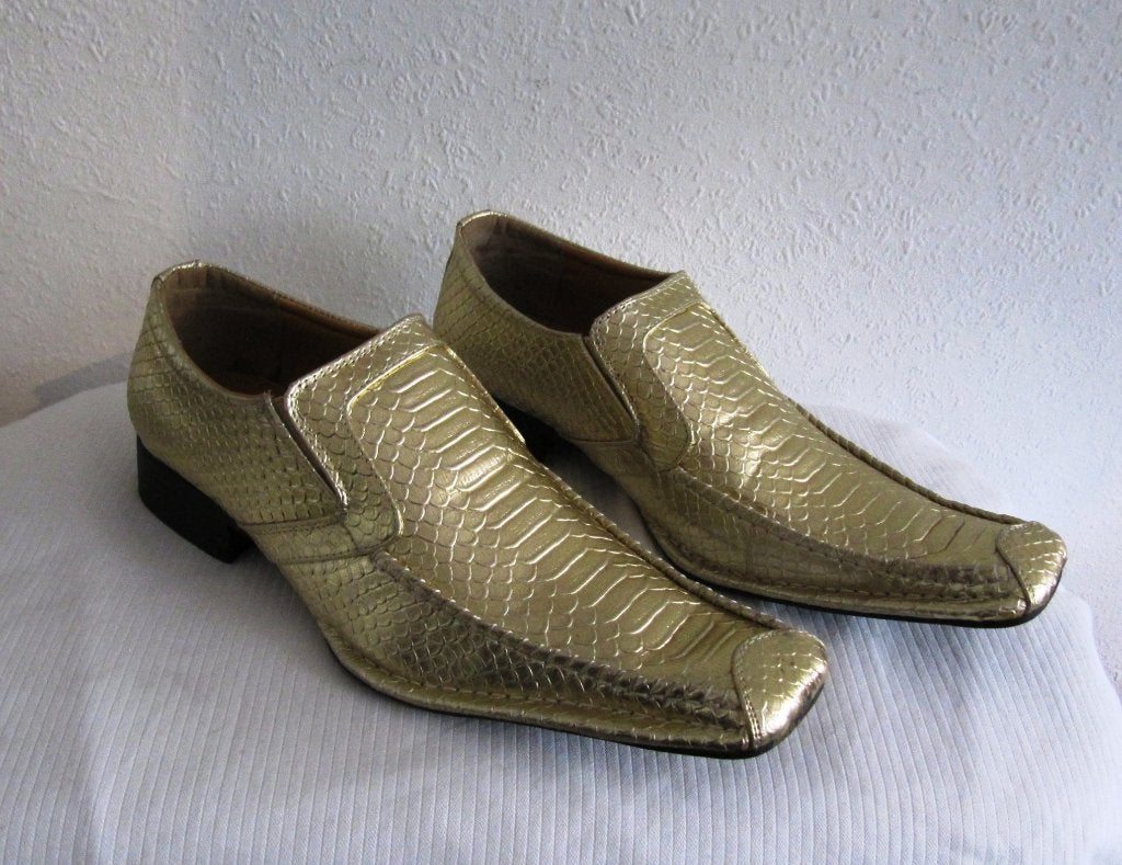 Gouden Disco Glitter Glamour schoenen, Ophalen of Verzenden, Zo goed als nieuw, Overige kleuren