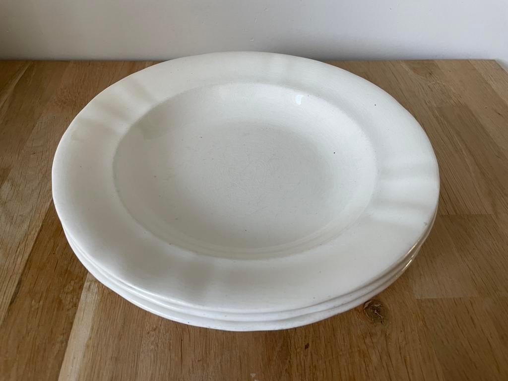 Diep bord Société Céramique Maestricht 3 stuks-soepbord, Ophalen of Verzenden