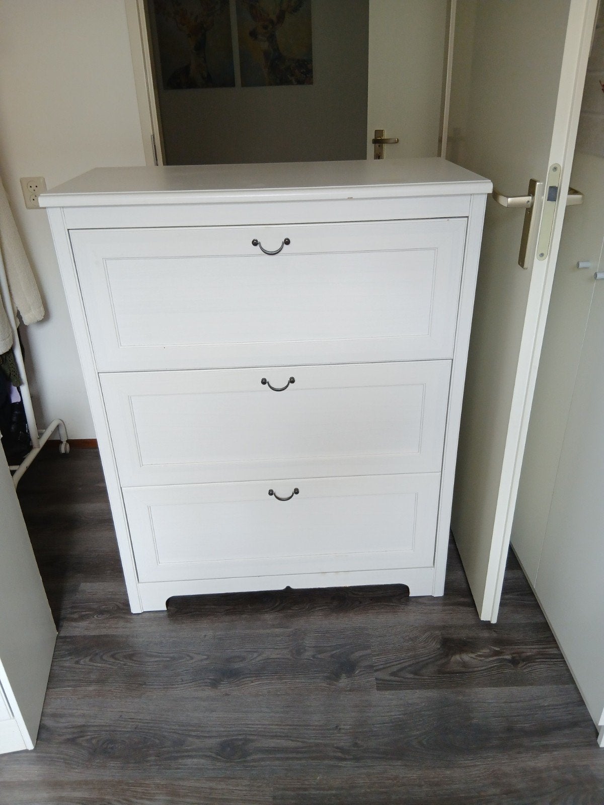 Ladekast en nachtkastje Ikea, Ophalen, Gebruikt, 65 cm of meer, 70 cm of meer