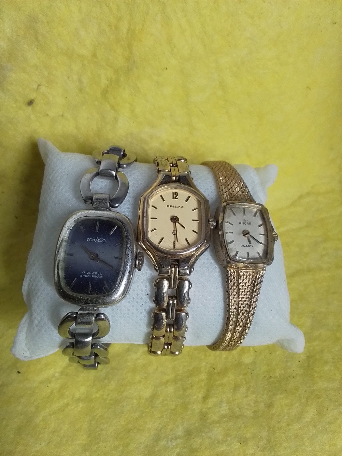 15970) 3 mooie dames horloges  PRISMA/ANCRE/CORDELLE, Ophalen of Verzenden